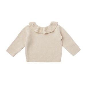 Quincy Mae ruffle neck sweater